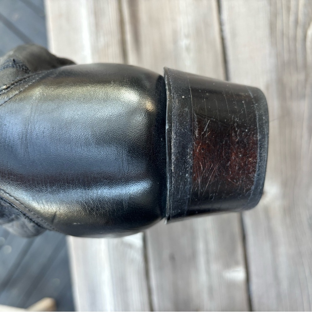 Lucchese 2000 Cowboy Boot, Black, Sz 14 D - Picture 10 of 13